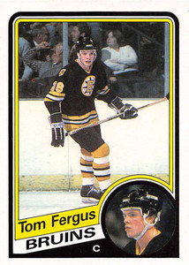 1984-85 Topps #3 Tom Fergus VG  Boston Bruins 