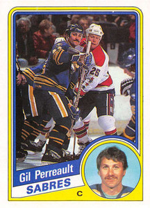 1984-85 Topps #19 Gilbert Perreault VG  Buffalo Sabres 