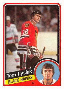 1984-85 Topps #31 Tom Lysiak VG  Chicago Blackhawks 