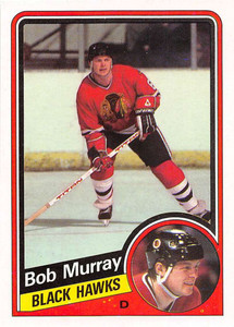 1984-85 Topps #32 Bob Murray VG  Chicago Blackhawks 