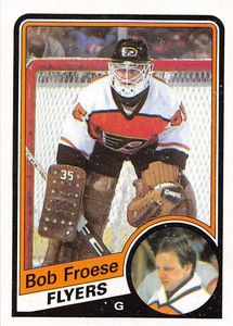 1984-85 Topps #117 Bob Froese VG  Philadelphia Flyers 