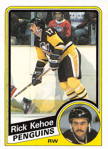 1984-85 Topps #125 Rick Kehoe VG  Pittsburgh Penguins 