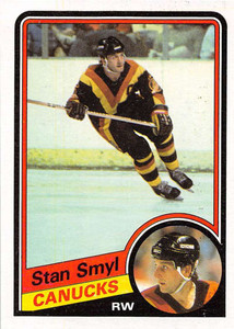 1984-85 Topps #140 Stan Smyl VG  Vancouver Canucks 