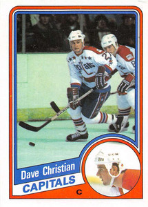 1984-85 Topps #142 Dave Christian VG  Washington Capitals 