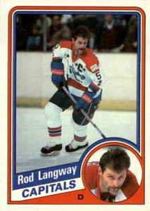 1984-85 Topps #147 Rod Langway VG  Washington Capitals 
