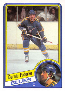 1984-85 Topps #131 Bernie Federko VG  St. Louis Blues 
