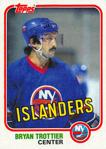1981-82 Topps #41 Bryan Trottier VG New York Islanders 