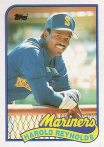 1989 Topps #580 Harold Reynolds NM-MT Seattle Mariners 