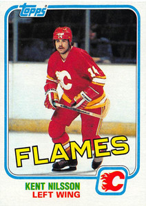 1981-82 Topps #24 Kent Nilsson VG Calgary Flames 