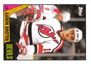 1987-88 Topps #46 Aaron Broten VG  New Jersey Devils 