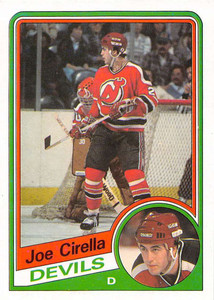 1984-85 Topps #85 Joe Cirella VG  New Jersey Devils 