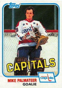 1981-82 Topps #E121 Mike Palmateer VG Washington Capitals 