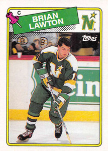 1988-89 Topps #20 Brian Lawton VG Minnesota North Stars 