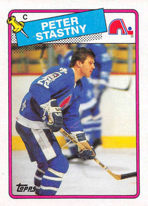 1988-89 Topps #22 Peter Stastny VG Quebec Nordiques 
