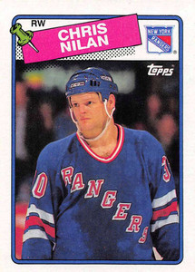1988-89 Topps #31 Chris Nilan VG 
