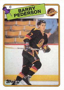 1988-89 Topps #32 Barry Pederson VG 