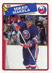 1988-89 Topps #44 Mikko Makela VG RC Rookie 