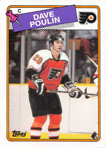 1988-89 Topps #100 Dave Poulin VG 