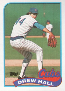 1989 Topps #593 Drew Hall NM-MT Chicago Cubs 