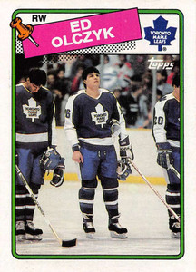 1988-89 Topps #125 Ed Olczyk VG Toronto Maple Leafs 