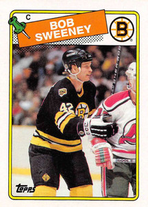 1988-89 Topps #134 Bob Sweeney VG RC Rookie 