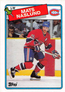 1988-89 Topps #156 Mats Naslund VG 