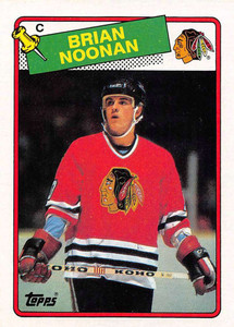 1988-89 Topps #165 Brian Noonan VG RC Rookie 