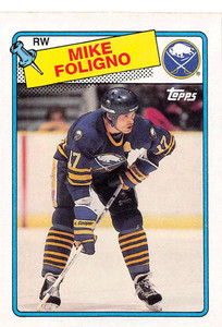 1988-89 Topps #184 Mike Foligno VG 