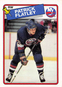 1988-89 Topps #191 Patrick Flatley VG New York Islanders 