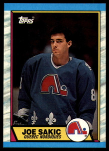 1989-90 Topps #113 Joe Sakic VG RC Rookie Quebec Nordiques 