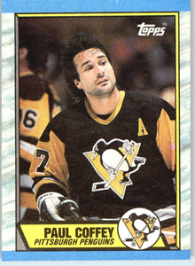 1989-90 Topps #95 Paul Coffey VG Pittsburgh Penguins 