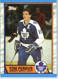 1989-90 Topps #103 Tom Fergus VG Toronto Maple Leafs 