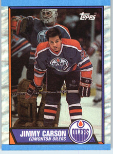 1989-90 Topps #127 Jimmy Carson VG Edmonton Oilers 