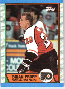 1989-90 Topps #139 Brian Propp VG Philadelphia Flyers 
