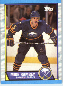 1989-90 Topps #140 Mike Ramsey VG Buffalo Sabres 