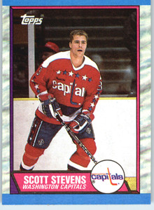 1989-90 Topps #93 Scott Stevens VG Washington Capitals 