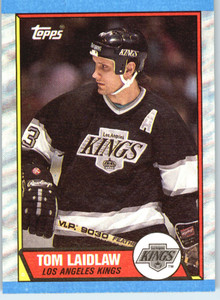 1989-90 Topps #34 Tom Laidlaw VG Los Angeles Kings 