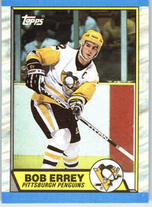 1989-90 Topps #50 Bob Errey VG RC Rookie Pittsburgh Penguins 