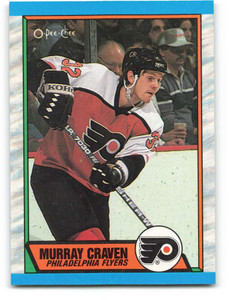 1989-90 O-Pee-Chee #44 Murray Craven VG Philadelphia Flyers 