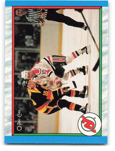 1989-90 O-Pee-Chee #308 New Jersey Devils VG New Jersey Devils 