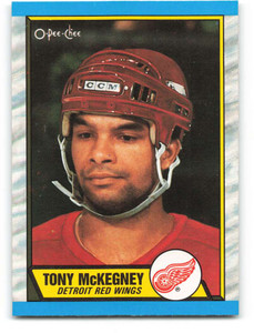 1989-90 O-Pee-Chee #4 Tony McKegney VG Detroit Red Wings 