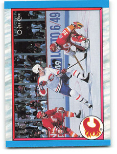 1989-90 O-Pee-Chee #300 Calgary Flames VG Calgary Flames 