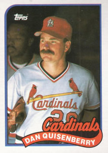 Dan Quisenberry - Cardinals #475 Score 1990 Baseball Trading Card