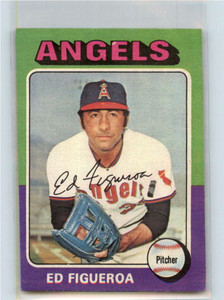 1975 Topps #476 Ed Figueroa VG RC Rookie California Angels 