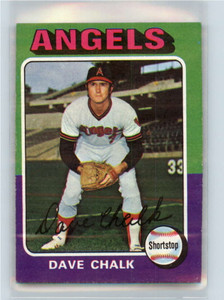 1975 Topps #64 Dave Chalk VG California Angels 
