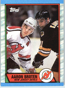 1989-90 Topps #180 Aaron Broten VG New Jersey Devils 