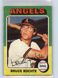 1975 Topps #392 Bruce Bochte VG RC Rookie California Angels 