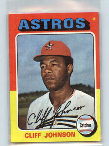 1975 Topps #143 Cliff Johnson VG RC Rookie Houston Astros 