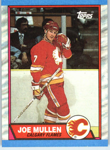 1989-90 Topps #196 Joe Mullen VG Calgary Flames 