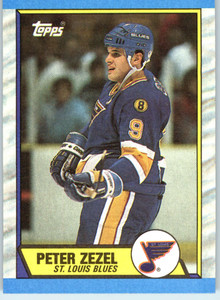 1989-90 Topps #27 Peter Zezel VG St. Louis Blues 